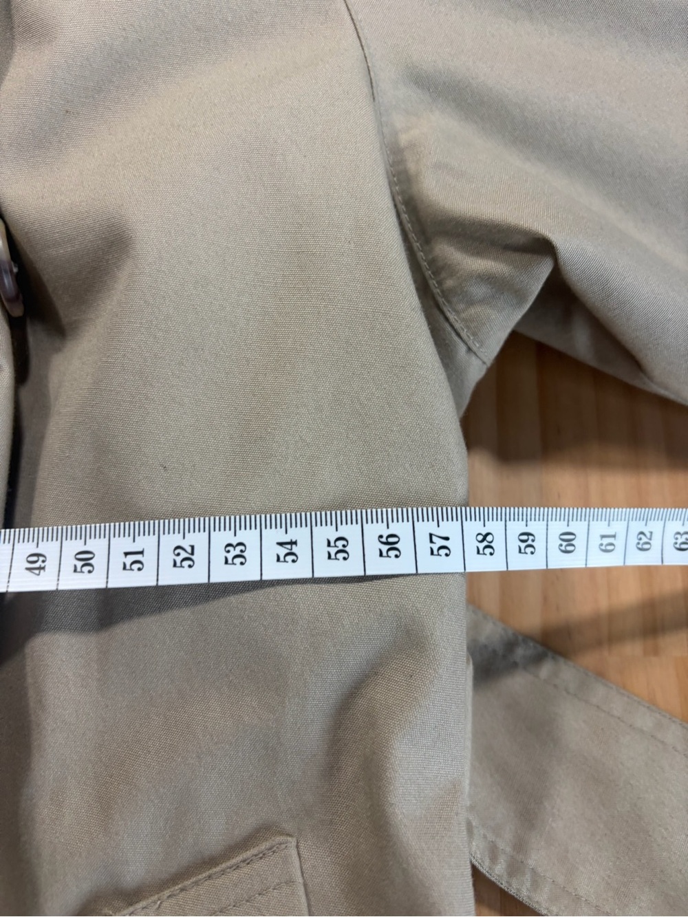 Vintage Trench Coat with Plaid Lining W - Picture 7 of 13